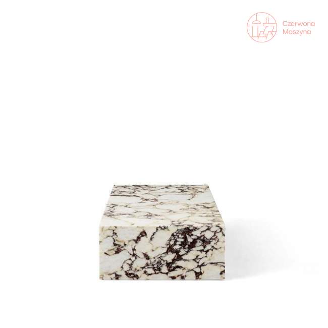 Stolik marmurowy Menu Plinth 100 x 60 x 27 cm, rose calacatta 